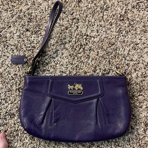 Coach clutch, purple, in great condition!